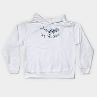 Save The Oceans Kids Hoodie